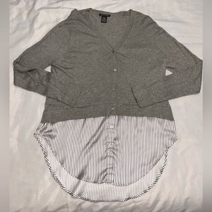 NWOT women’s Chelsea & Theodore cashmere button up cardigan blouse. Large
